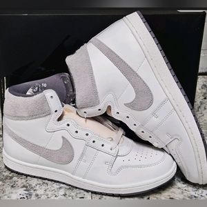 Nike Mens 10 Jordan Air Ship PE SP White Gunsmoke DZ3497-100